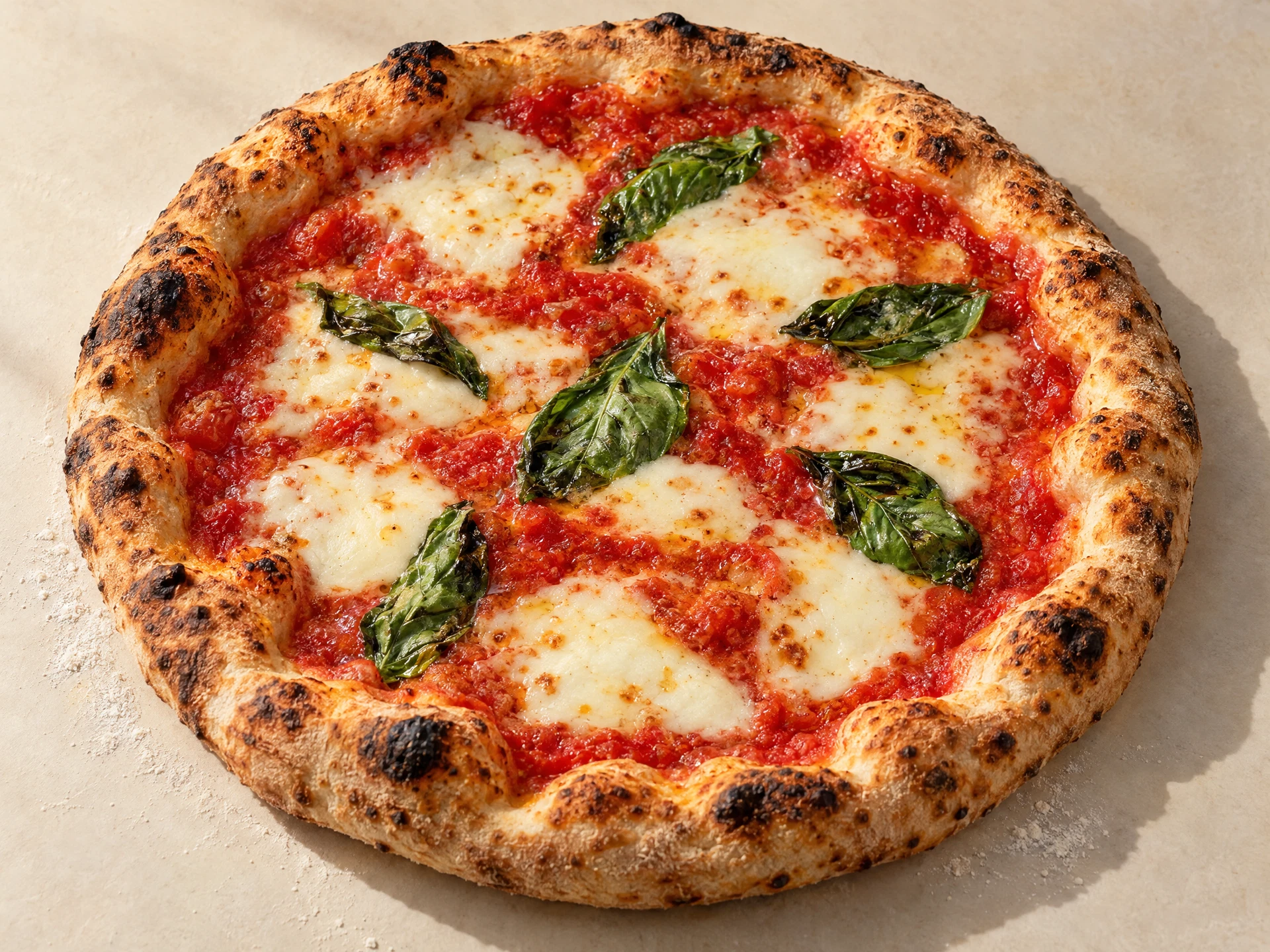 The OG: Tomato, mozzarella & basil.